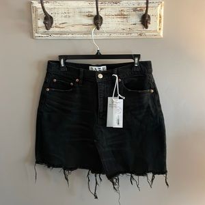 Daze Denim High Rise Jean Skirt